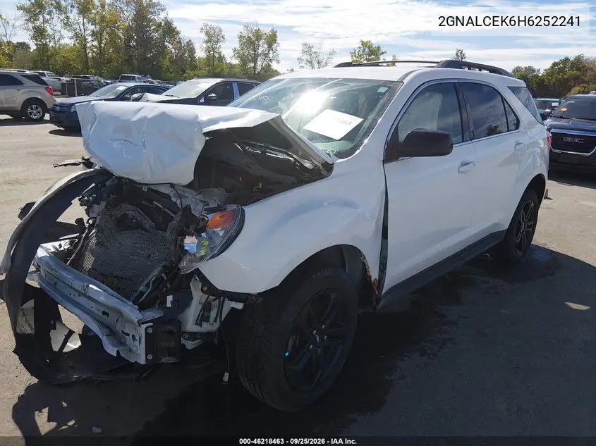 2017 CHEVROLET EQUINOX VIN 2GNALCEK6H6252241 — фото 2