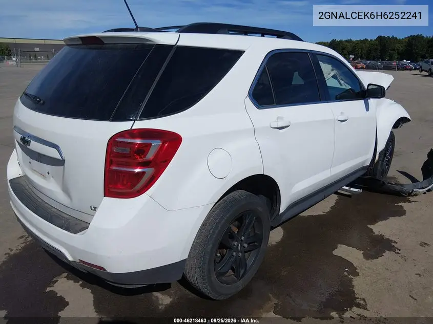 2017 CHEVROLET EQUINOX VIN 2GNALCEK6H6252241 — фото 4
