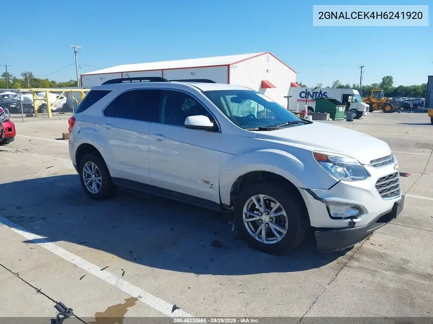 CHEVROLET EQUINOX 2017, VIN 2GNALCEK4H6241920