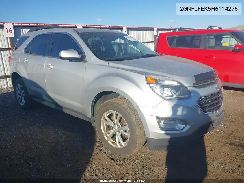 CHEVROLET EQUINOX 2017, VIN 2GNFLFEK5H6114276