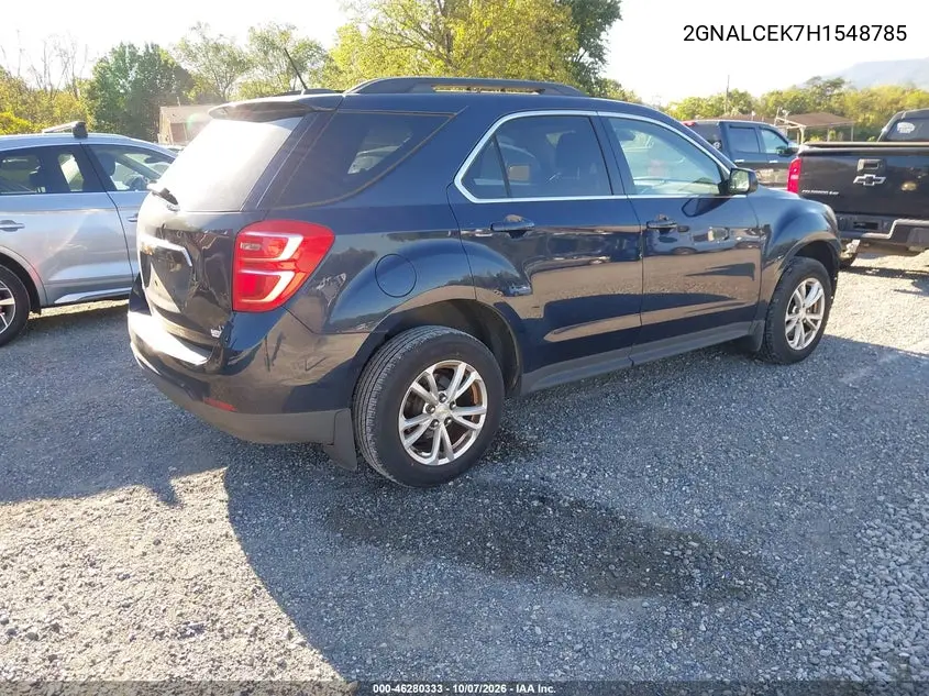 2017 CHEVROLET EQUINOX VIN 2GNALCEK7H1548785 — фото 4