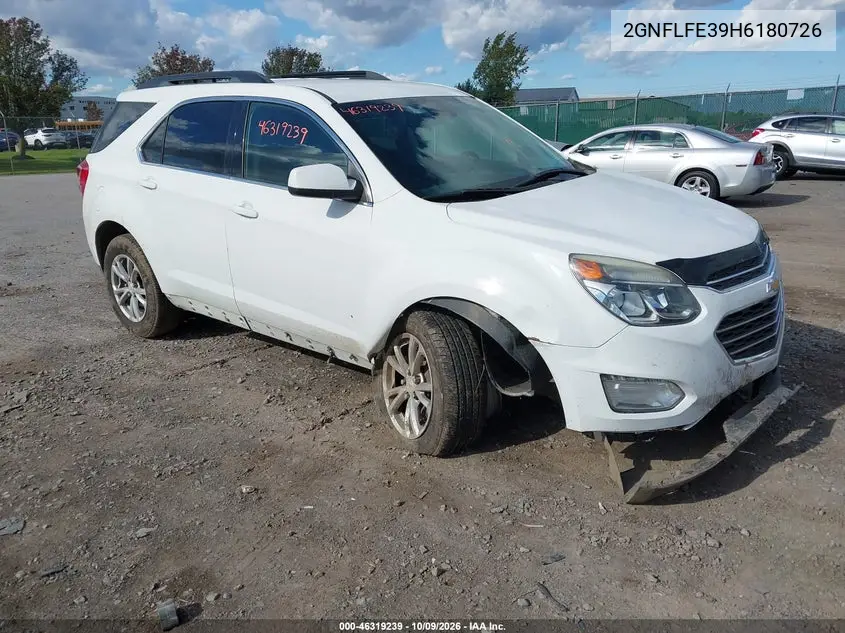 CHEVROLET EQUINOX 2017, VIN 2GNFLFE39H6180726