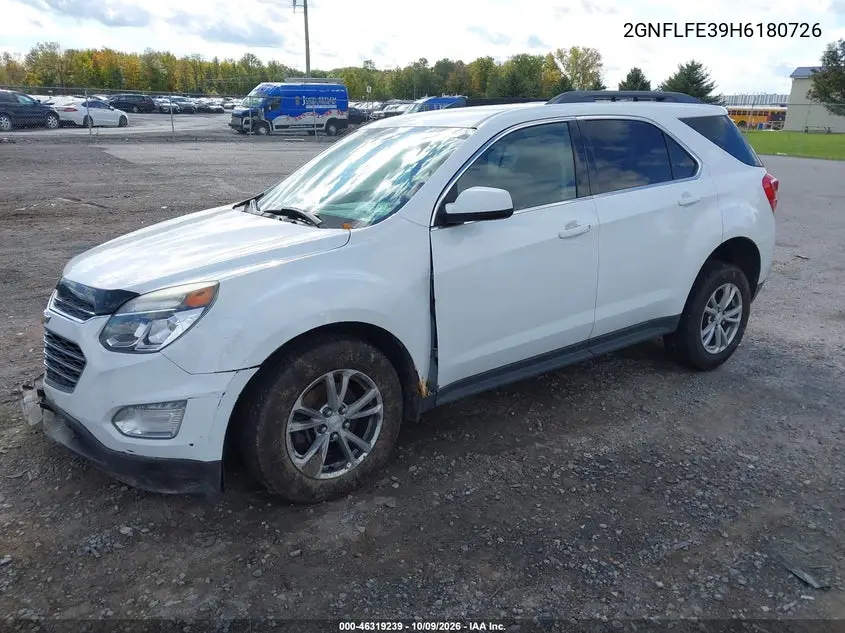 2017 CHEVROLET EQUINOX VIN 2GNFLFE39H6180726 — фото 2