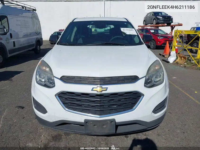 2017 CHEVROLET EQUINOX VIN 2GNFLEEK4H6211186 — фото 12