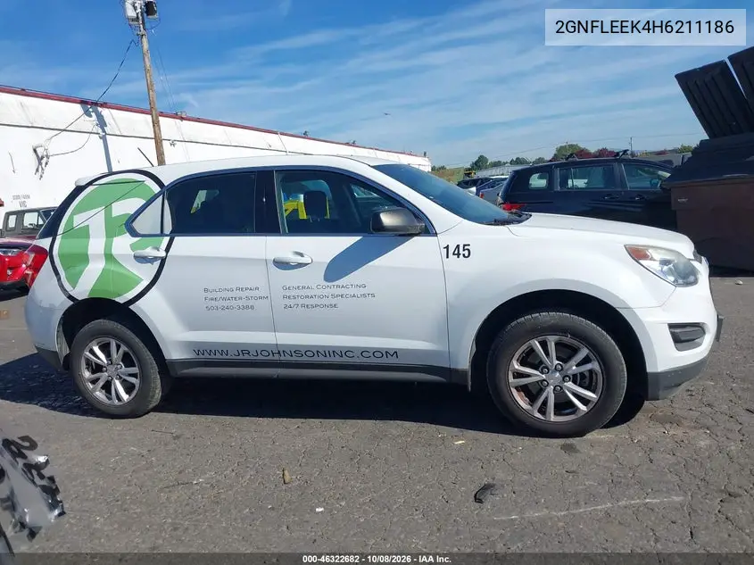 2017 CHEVROLET EQUINOX VIN 2GNFLEEK4H6211186 — фото 13