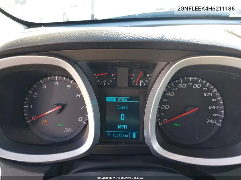 2017 CHEVROLET EQUINOX VIN 2GNFLEEK4H6211186 — фото 7