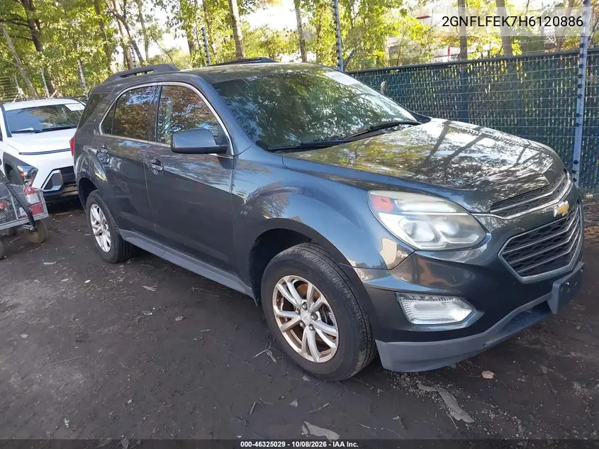 CHEVROLET EQUINOX 2017, VIN 2GNFLFEK7H6120886
