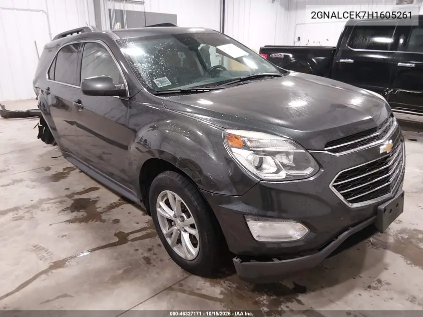 CHEVROLET EQUINOX 2017, VIN 2GNALCEK7H1605261