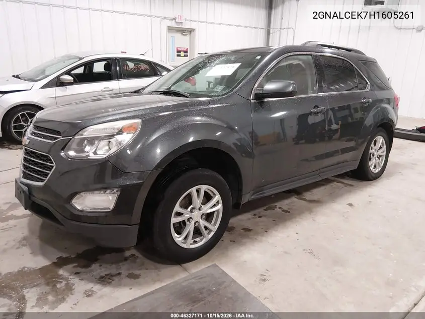 2017 CHEVROLET EQUINOX VIN 2GNALCEK7H1605261 — фото 2