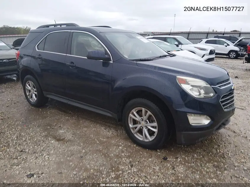 CHEVROLET EQUINOX 2017, VIN 2GNALCEK8H1507727