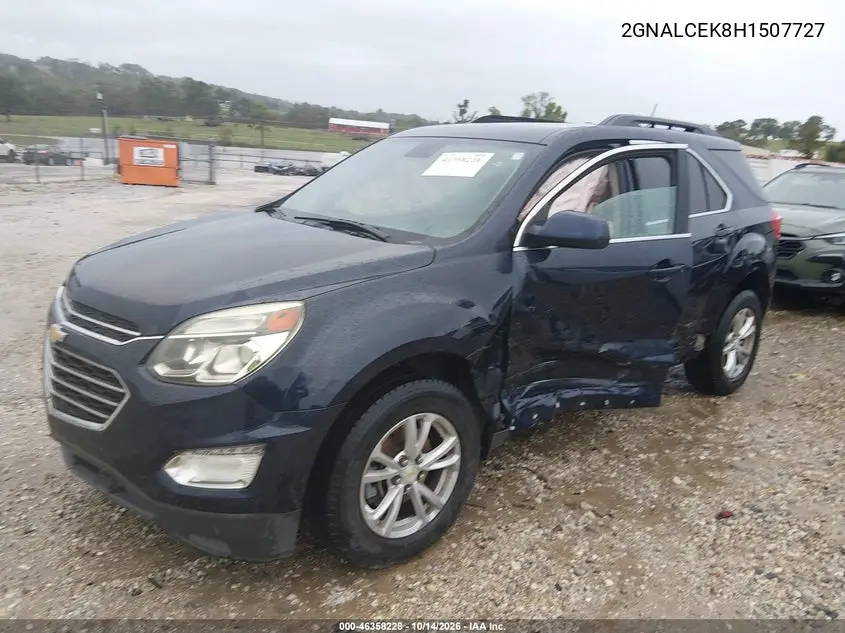 2017 CHEVROLET EQUINOX VIN 2GNALCEK8H1507727 — фото 2