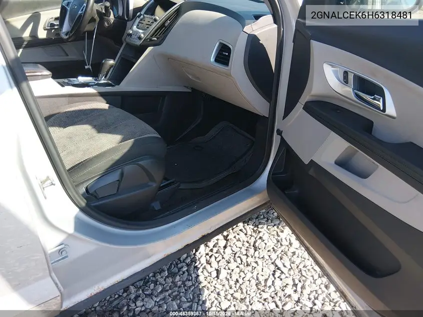 2017 CHEVROLET EQUINOX VIN 2GNALCEK6H6318481 — фото 5