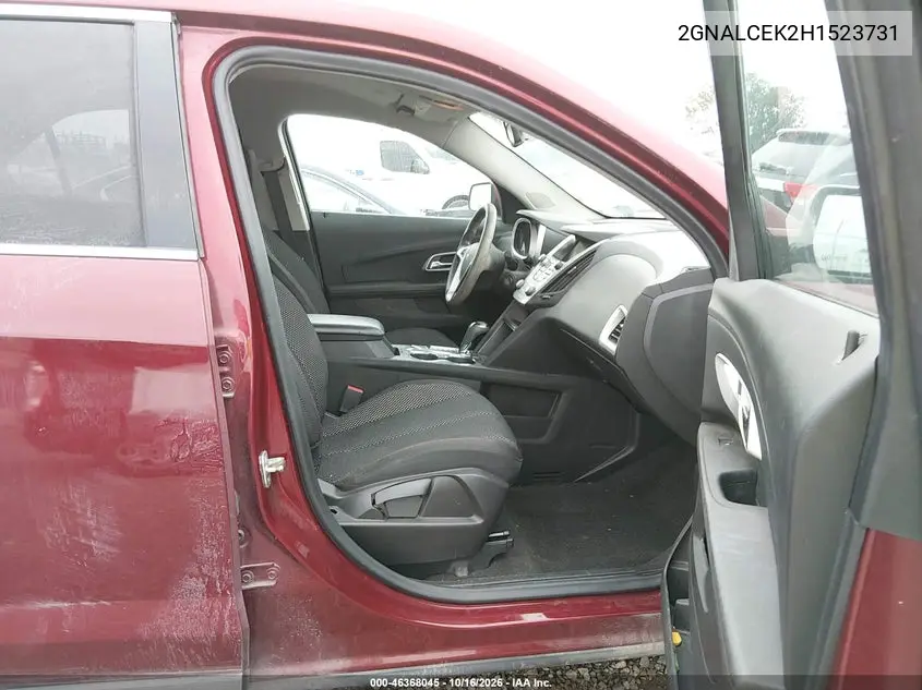 2017 CHEVROLET EQUINOX VIN 2GNALCEK2H1523731 — фото 5