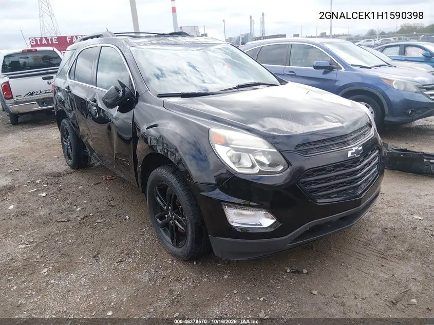 CHEVROLET EQUINOX 2017, VIN 2GNALCEK1H1590398