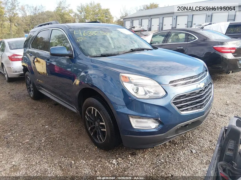 CHEVROLET EQUINOX 2017, VIN 2GNALCEK9H6195064