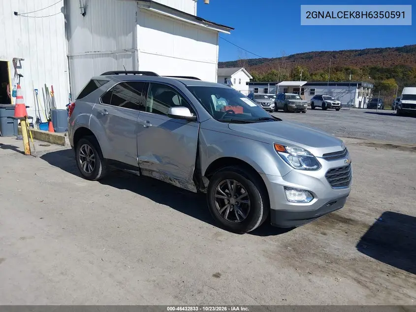 CHEVROLET EQUINOX 2017, VIN 2GNALCEK8H6350591