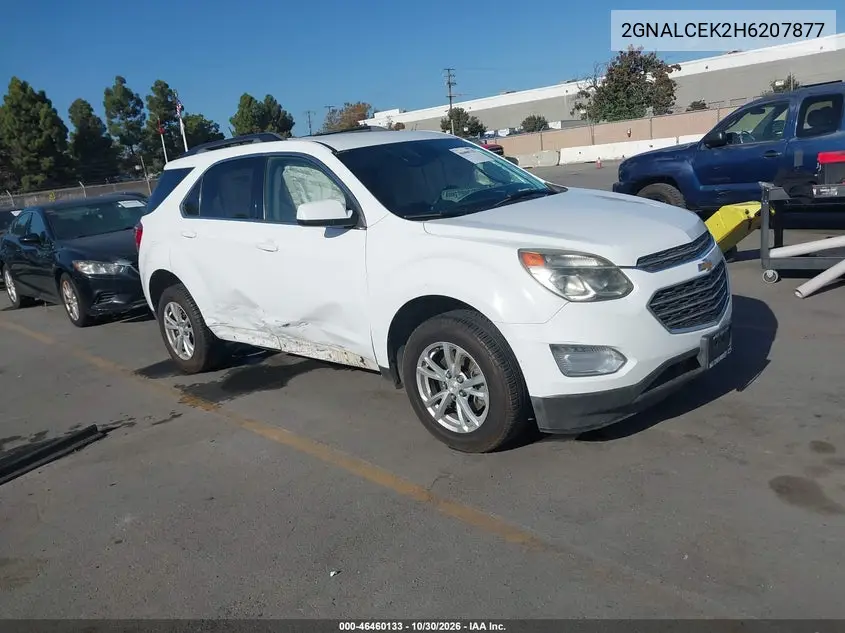 CHEVROLET EQUINOX 2017, VIN 2GNALCEK2H6207877