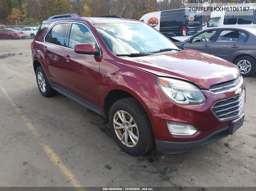 CHEVROLET EQUINOX 2017, VIN 2GNFLFEKXH6106187