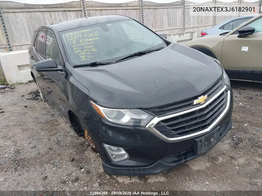 CHEVROLET EQUINOX 2018, VIN 2GNAXTEX3J6182901