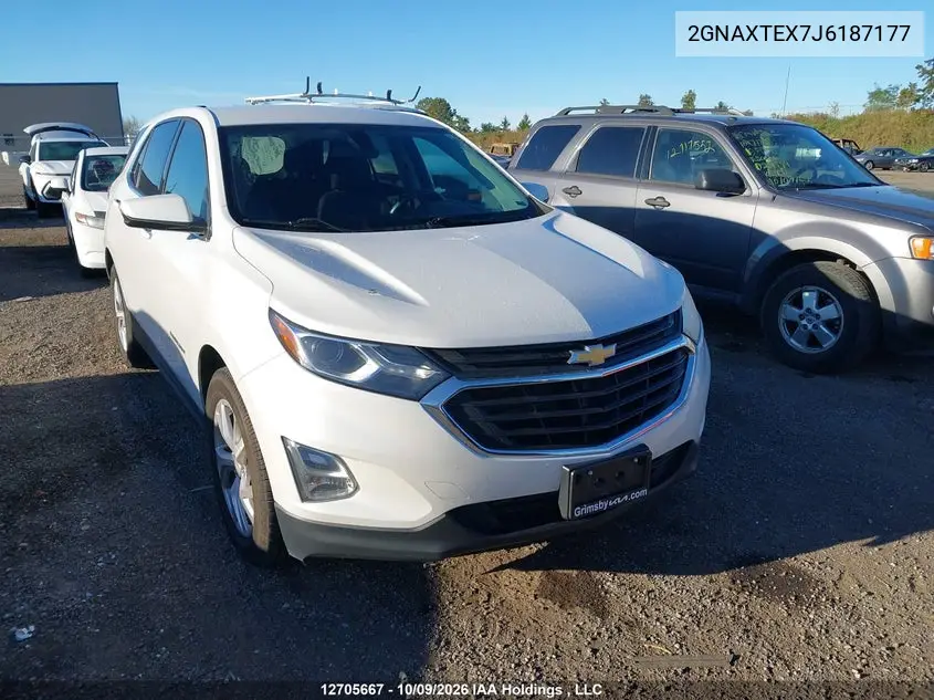 CHEVROLET EQUINOX 2018, VIN 2GNAXTEX7J6187177