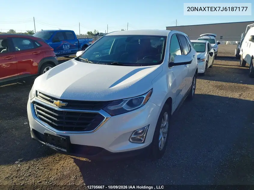 2018 CHEVROLET EQUINOX VIN 2GNAXTEX7J6187177 — фото 2