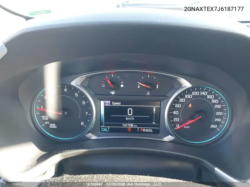 2018 CHEVROLET EQUINOX VIN 2GNAXTEX7J6187177 — фото 7
