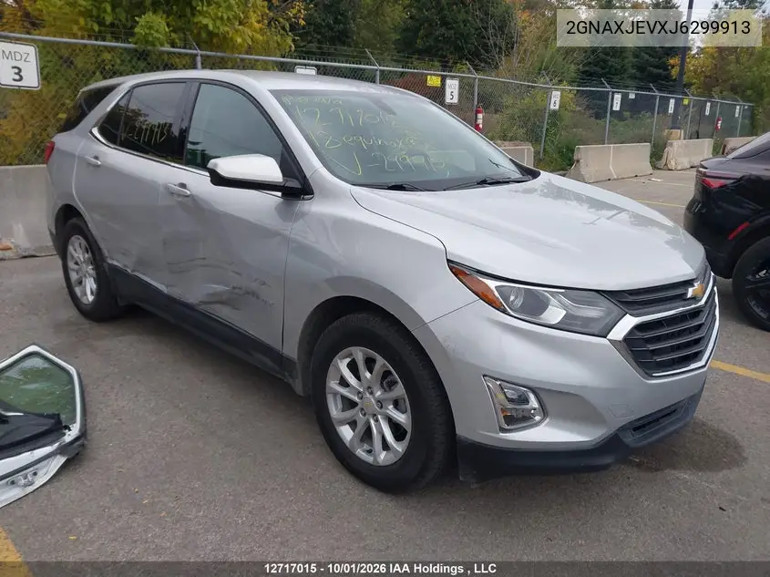 CHEVROLET EQUINOX 2018, VIN 2GNAXJEVXJ6299913