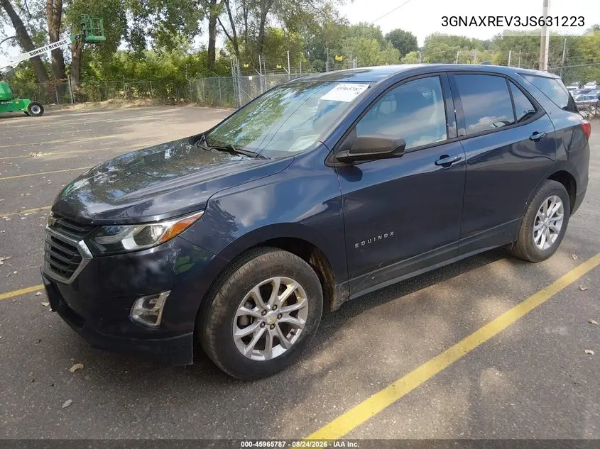 2018 CHEVROLET EQUINOX VIN 3GNAXREV3JS631223 — фото 2