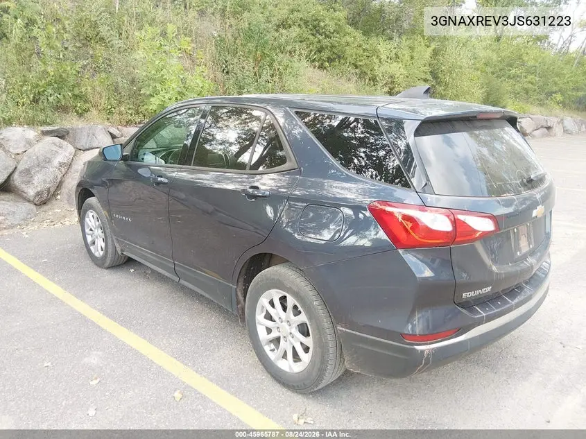2018 CHEVROLET EQUINOX VIN 3GNAXREV3JS631223 — фото 3
