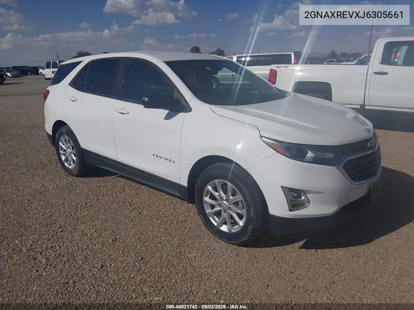 CHEVROLET EQUINOX 2018, VIN 2GNAXREVXJ6305661