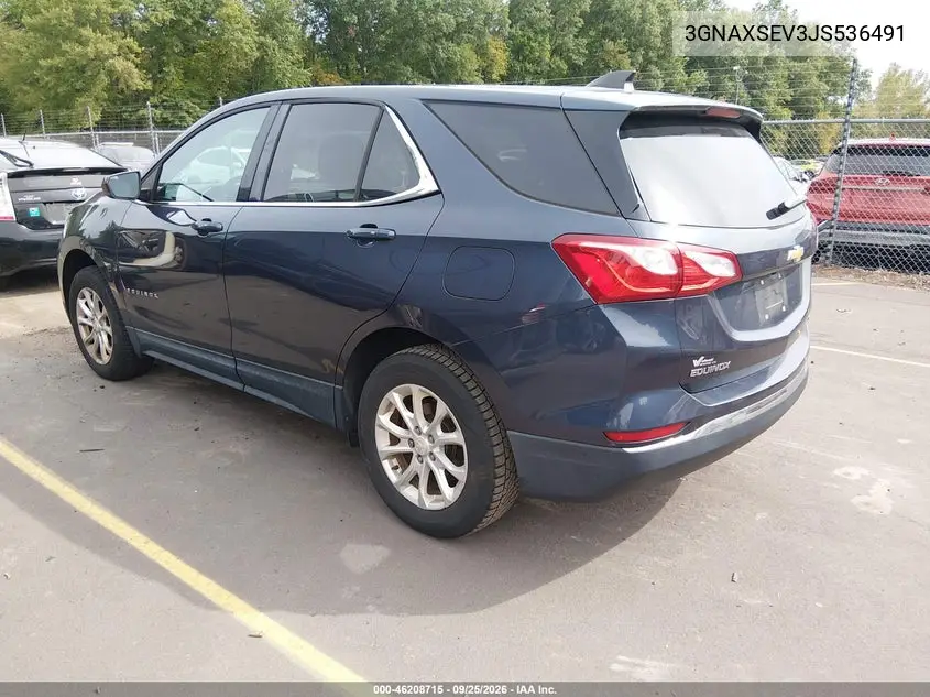 2018 CHEVROLET EQUINOX VIN 3GNAXSEV3JS536491 — фото 3