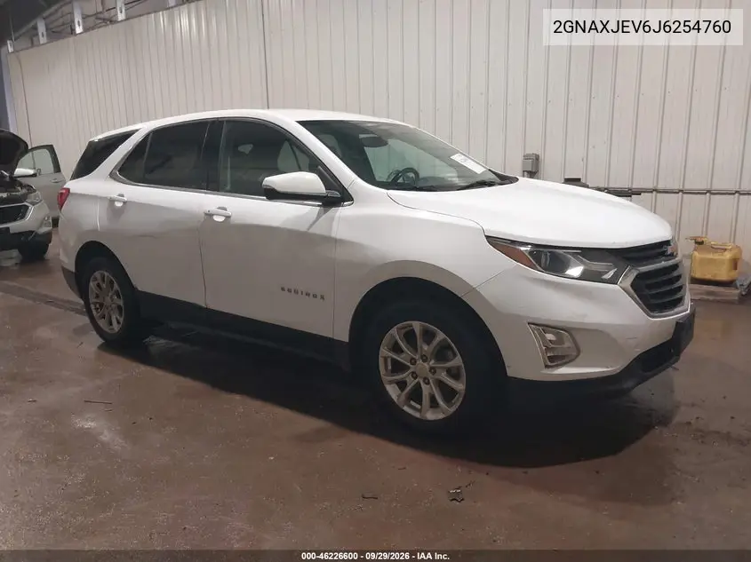 CHEVROLET EQUINOX 2018, VIN 2GNAXJEV6J6254760