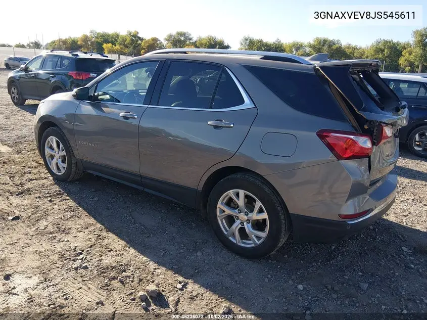 2018 CHEVROLET EQUINOX VIN 3GNAXVEV8JS545611 — фото 3