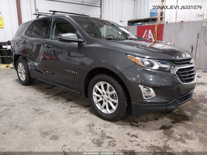 CHEVROLET EQUINOX 2018, VIN 2GNAXJEV1J6331079