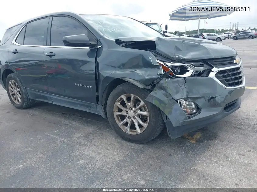 CHEVROLET EQUINOX 2018, VIN 3GNAXJEV5JS585511