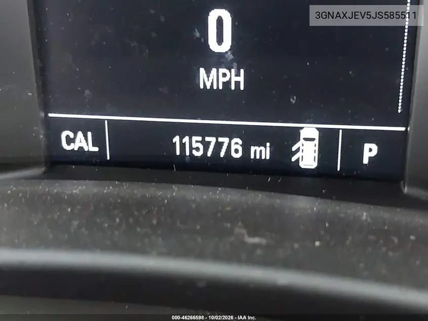 2018 CHEVROLET EQUINOX VIN 3GNAXJEV5JS585511 — фото 15