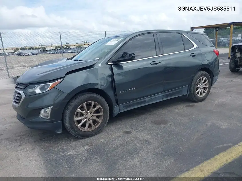 2018 CHEVROLET EQUINOX VIN 3GNAXJEV5JS585511 — фото 2
