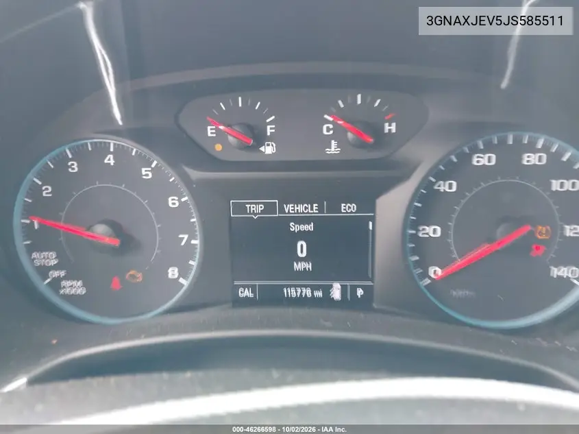 2018 CHEVROLET EQUINOX VIN 3GNAXJEV5JS585511 — фото 7