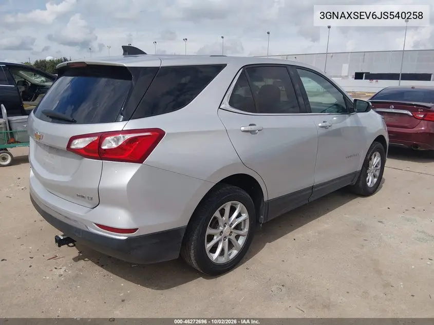 2018 CHEVROLET EQUINOX VIN 3GNAXSEV6JS540258 — фото 4