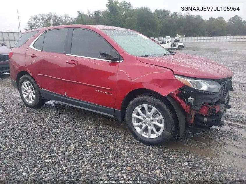 CHEVROLET EQUINOX 2018, VIN 3GNAXJEV7JL105964