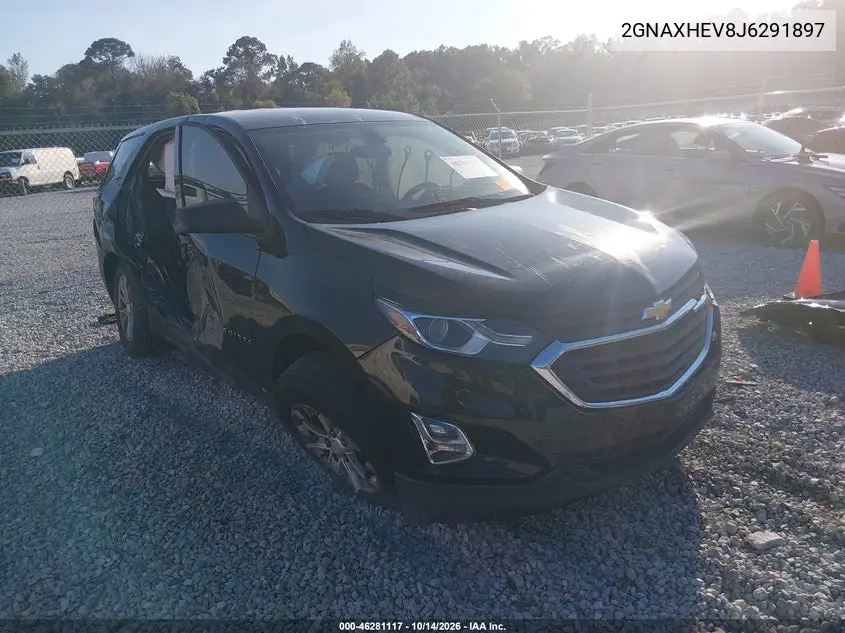 CHEVROLET EQUINOX 2018, VIN 2GNAXHEV8J6291897