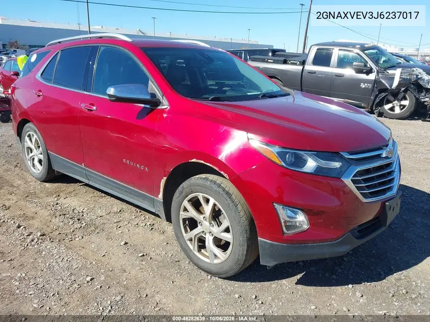 CHEVROLET EQUINOX 2018, VIN 2GNAXVEV3J6237017