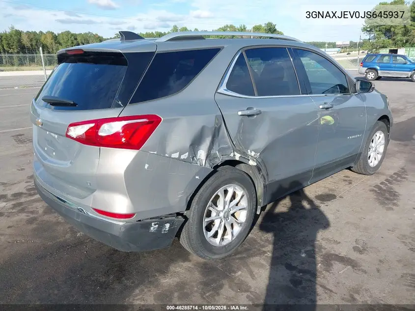 2018 CHEVROLET EQUINOX VIN 3GNAXJEV0JS645937 — фото 4