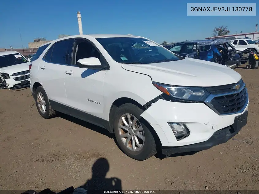 CHEVROLET EQUINOX 2018, VIN 3GNAXJEV3JL130778