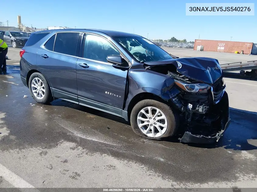 CHEVROLET EQUINOX 2018, VIN 3GNAXJEV5JS540276