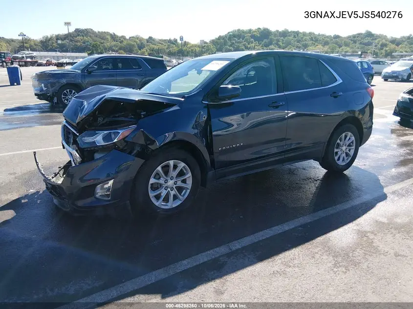 2018 CHEVROLET EQUINOX VIN 3GNAXJEV5JS540276 — фото 2