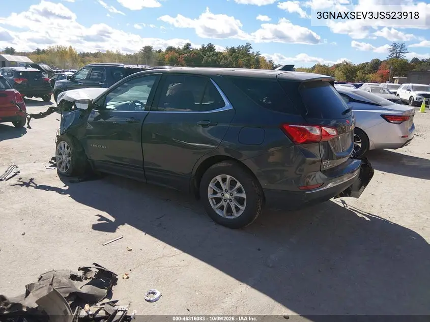 2018 CHEVROLET EQUINOX VIN 3GNAXSEV3JS523918 — фото 3