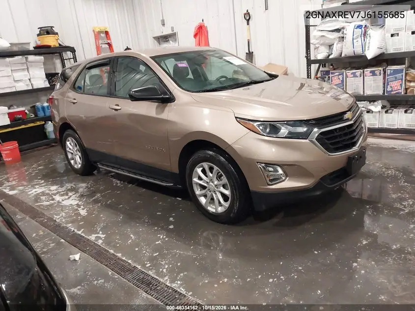 CHEVROLET EQUINOX 2018, VIN 2GNAXREV7J6155685