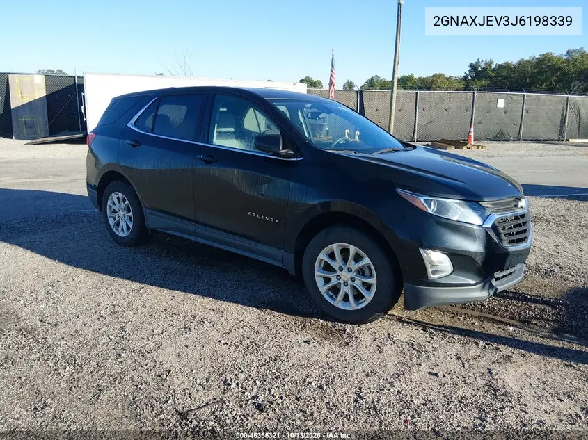 CHEVROLET EQUINOX 2018, VIN 2GNAXJEV3J6198339