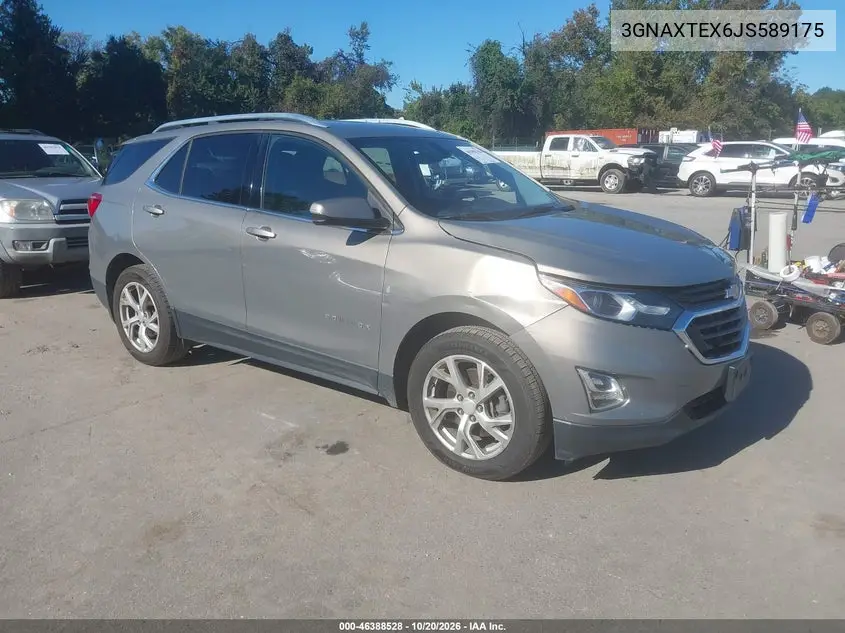 CHEVROLET EQUINOX 2018, VIN 3GNAXTEX6JS589175